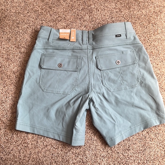 Prana Halle short 7” inseam Shoreline Blue womens size 14 Only left NWT - Picture 6 of 7